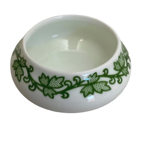 Cottage Floral Box Vintage Crownford Bone China USA 2 1/2" dia Cabbage Rose - Picture 6 of 10